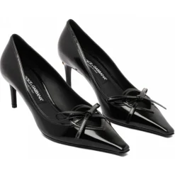 Dolce & Gabbana Dolce & Gabbana - Black Ribbon Tie Pumps - Dolce & Gabbana Exclusive Luxury Collection - Avvenice