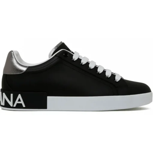 Dolce & Gabbana Dolce & Gabbana - Black Portofino Sneakers - Dolce & Gabbana Exclusive Luxury Collection - Avvenice