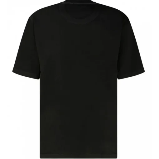 Dolce & Gabbana Dolce & Gabbana - Black Cotton Logo Print T-Shirt - Dolce & Gabbana Exclusive Luxury Collection - Avvenice^ T-shirt
