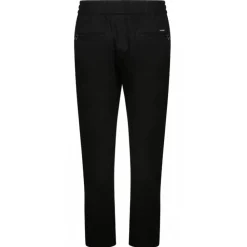 Dolce & Gabbana Dolce & Gabbana - Black Cotton Tapered Trousers - Dolce & Gabbana Exclusive Luxury Collection - Avvenice^ Trousers