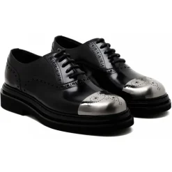 Dolce & Gabbana Dolce & Gabbana - Black Francesina Derby Shoes - Dolce & Gabbana Exclusive Luxury Collection - Avvenice^ Shoes