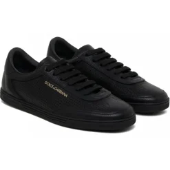 Dolce & Gabbana Dolce & Gabbana - Black Saint Tropez Sneakers - Dolce & Gabbana Exclusive Luxury Collection - Avvenice^ Shoes