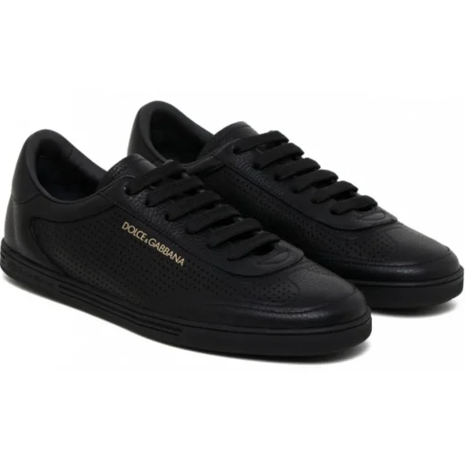 Dolce & Gabbana Dolce & Gabbana - Black Saint Tropez Sneakers - Dolce & Gabbana Exclusive Luxury Collection - Avvenice^ Shoes