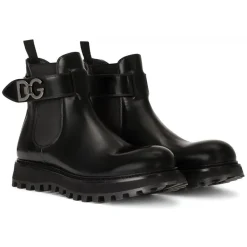 Dolce & Gabbana Dolce & Gabbana - Black Beatles Boots - Dolce & Gabbana Exclusive Luxury Collection - Avvenice^ Shoes