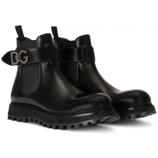 Dolce & Gabbana Dolce & Gabbana - Black Beatles Boots - Dolce & Gabbana Exclusive Luxury Collection - Avvenice^ Shoes