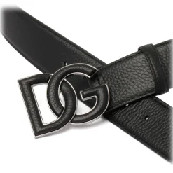 Dolce & Gabbana Dolce & Gabbana - Black Deer Print Belt - Dolce & Gabbana Exclusive Luxury Collection - Avvenice