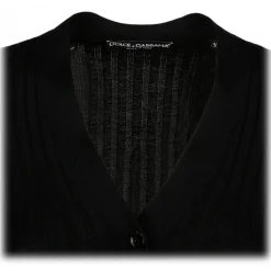 Dolce & Gabbana Dolce & Gabbana - Black Wool Sweater - Dolce & Gabbana Exclusive Luxury Collection - Avvenice