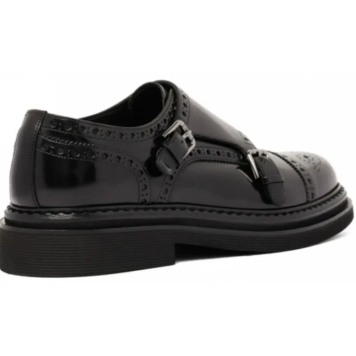 Dolce & Gabbana Dolce & Gabbana - Black Monk Shoes - Dolce & Gabbana Exclusive Luxury Collection - Avvenice