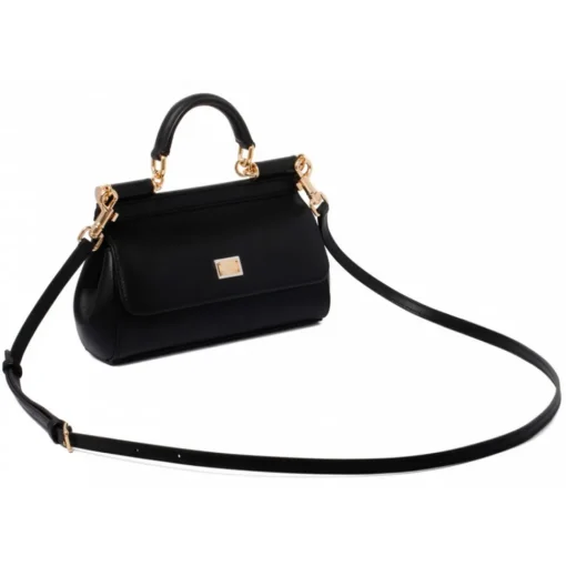 Dolce & Gabbana Dolce & Gabbana - Black Sicily Small Handbag - Dolce & Gabbana Exclusive Luxury Collection - Avvenice^ Bags