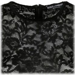 Dolce & Gabbana Dolce & Gabbana - Black Lace Mini Dress - Dolce & Gabbana Exclusive Luxury Collection - Avvenice^ Dresses