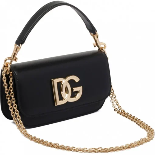Dolce & Gabbana Dolce & Gabbana - Black 3.5 Crossbody Bag - Dolce & Gabbana Exclusive Luxury Collection - Avvenice