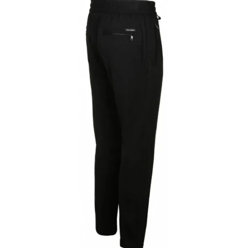 Dolce & Gabbana Dolce & Gabbana - Black Cotton Tapered Trousers - Dolce & Gabbana Exclusive Luxury Collection - Avvenice^ Trousers
