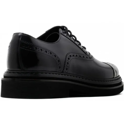 Dolce & Gabbana Dolce & Gabbana - Black Francesina Derby Shoes - Dolce & Gabbana Exclusive Luxury Collection - Avvenice^ Shoes