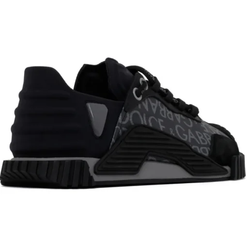 Dolce & Gabbana Dolce & Gabbana - Black and Grey Calf Leather NS1 Sneakers - Dolce & Gabbana Exclusive Luxury Collection - Avvenice^ Shoes