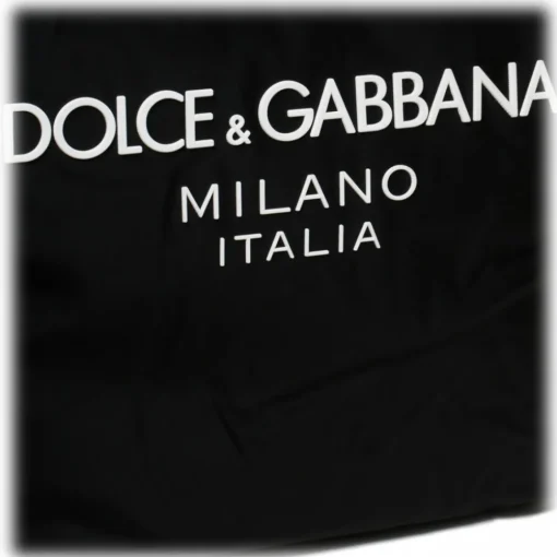 Dolce & Gabbana Dolce & Gabbana - Black Shopping Tote Bag - Dolce & Gabbana Exclusive Luxury Collection - Avvenice