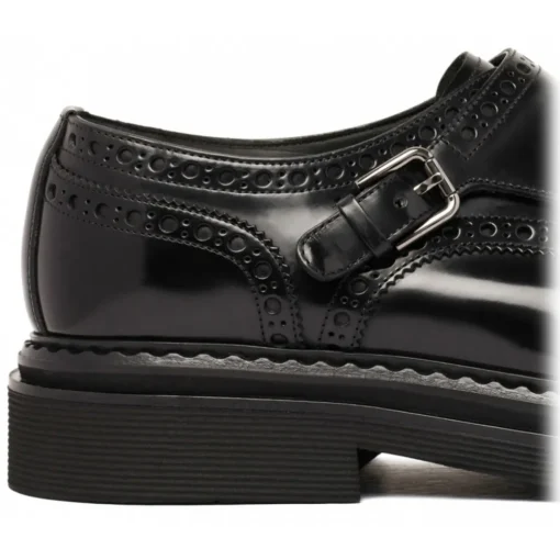 Dolce & Gabbana Dolce & Gabbana - Black Monk Shoes - Dolce & Gabbana Exclusive Luxury Collection - Avvenice
