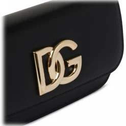 Dolce & Gabbana Dolce & Gabbana - Black 3.5 Crossbody Bag - Dolce & Gabbana Exclusive Luxury Collection - Avvenice