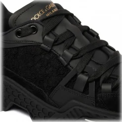 Dolce & Gabbana Dolce & Gabbana - Black Airmaster Sneakers - Dolce & Gabbana Exclusive Luxury Collection - Avvenice