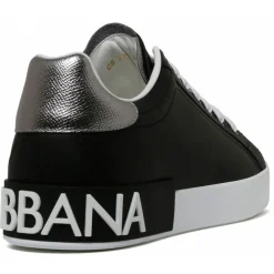 Dolce & Gabbana Dolce & Gabbana - Black Portofino Sneakers - Dolce & Gabbana Exclusive Luxury Collection - Avvenice