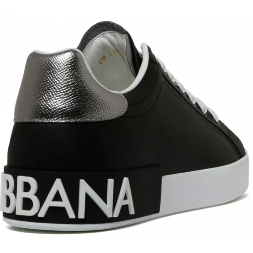 Dolce & Gabbana Dolce & Gabbana - Black Portofino Sneakers - Dolce & Gabbana Exclusive Luxury Collection - Avvenice