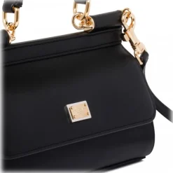 Dolce & Gabbana Dolce & Gabbana - Black Sicily Small Handbag - Dolce & Gabbana Exclusive Luxury Collection - Avvenice^ Bags