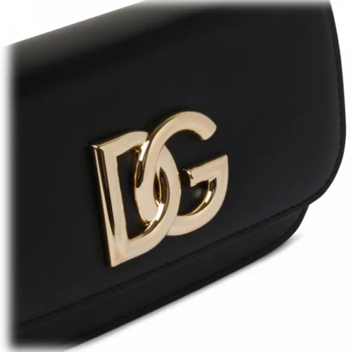 Dolce & Gabbana Dolce & Gabbana - Black 3.5 Crossbody Bag - Dolce & Gabbana Exclusive Luxury Collection - Avvenice