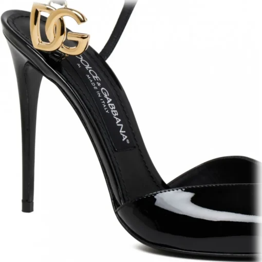 Dolce & Gabbana Dolce & Gabbana - Black DG Logo Slingbacks - Dolce & Gabbana Exclusive Luxury Collection - Avvenice^ Shoes