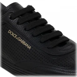 Dolce & Gabbana Dolce & Gabbana - Black Saint Tropez Sneakers - Dolce & Gabbana Exclusive Luxury Collection - Avvenice^ Shoes
