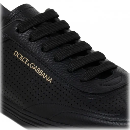 Dolce & Gabbana Dolce & Gabbana - Black Saint Tropez Sneakers - Dolce & Gabbana Exclusive Luxury Collection - Avvenice^ Shoes