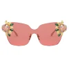 Dolce & Gabbana Eyewear Dolce & Gabbana - Blooming Sunglasses - Red Gold - Dolce & Gabbana Eyewear - Avvenice^ Sunglasses & Eyewear