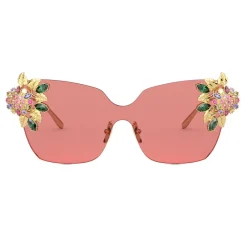 Dolce & Gabbana Eyewear Dolce & Gabbana - Blooming Sunglasses - Red Gold - Dolce & Gabbana Eyewear - Avvenice^ Sunglasses & Eyewear