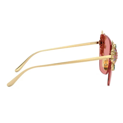 Dolce & Gabbana Eyewear Dolce & Gabbana - Blooming Sunglasses - Red Gold - Dolce & Gabbana Eyewear - Avvenice^ Sunglasses & Eyewear