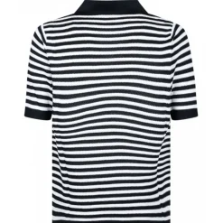 Dolce & Gabbana Dolce & Gabbana - Blue and White Striped Polo Shirt - Dolce & Gabbana Exclusive Luxury Collection - Avvenice^ T-shirt
