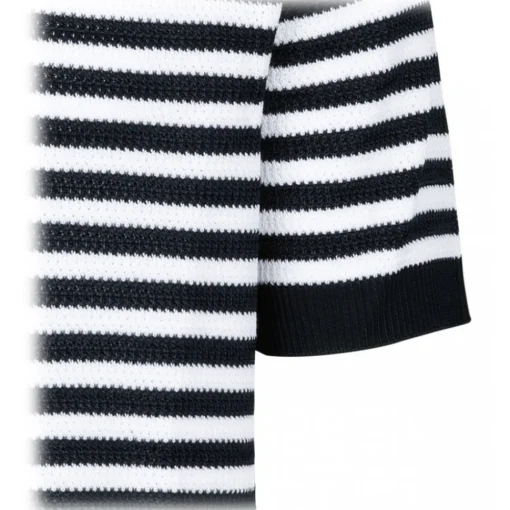 Dolce & Gabbana Dolce & Gabbana - Blue and White Striped Polo Shirt - Dolce & Gabbana Exclusive Luxury Collection - Avvenice^ T-shirt