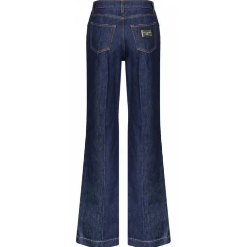 Dolce & Gabbana Dolce & Gabbana - Blue Denim Flare Jeans - Dolce & Gabbana Exclusive Luxury Collection - Avvenice^ Trousers
