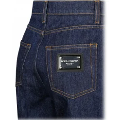 Dolce & Gabbana Dolce & Gabbana - Blue Denim Flare Jeans - Dolce & Gabbana Exclusive Luxury Collection - Avvenice^ Trousers