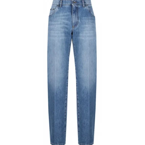 Dolce & Gabbana Dolce & Gabbana - Blue Mid Rise Jeans - Dolce & Gabbana Exclusive Luxury Collection - Avvenice