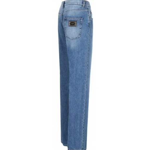 Dolce & Gabbana Dolce & Gabbana - Blue Mid Rise Jeans - Dolce & Gabbana Exclusive Luxury Collection - Avvenice