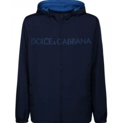 Dolce & Gabbana Dolce & Gabbana - Blue Reversible Jacket - Dolce & Gabbana Exclusive Luxury Collection - Avvenice^ Jackets