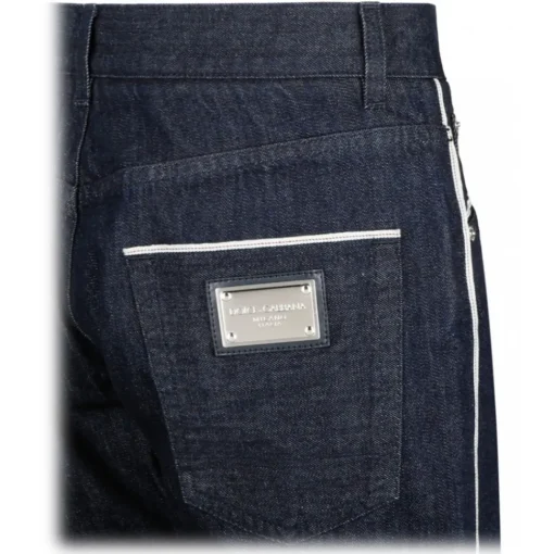 Dolce & Gabbana Dolce & Gabbana - Blue Selvedge Denim Jeans - Dolce & Gabbana Exclusive Luxury Collection - Avvenice