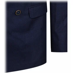 Dolce & Gabbana Dolce & Gabbana - Blue Wool Double-Breasted Blazer - Dolce & Gabbana Exclusive Luxury Collection - Avvenice^ Jackets