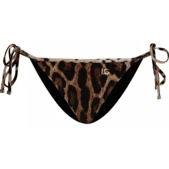 Dolce & Gabbana Dolce & Gabbana - Brown Brazilian Bikini Bottoms - Dolce & Gabbana Exclusive Luxury Collection - Avvenice^ Swimwear