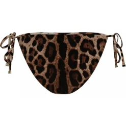 Dolce & Gabbana Dolce & Gabbana - Brown Brazilian Bikini Bottoms - Dolce & Gabbana Exclusive Luxury Collection - Avvenice^ Swimwear