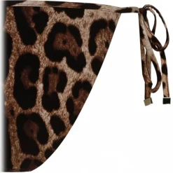 Dolce & Gabbana Dolce & Gabbana - Brown Brazilian Bikini Bottoms - Dolce & Gabbana Exclusive Luxury Collection - Avvenice^ Swimwear