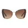 Dolce & Gabbana Eyewear Dolce & Gabbana - Butterfly Sunglasses with Faceted Details - Gold & Havana - Dolce & Gabbana Eyewear - Avvenice^ Sunglasses & Eyewear