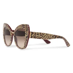 Dolce & Gabbana Eyewear Dolce & Gabbana - Butterfly Sunglasses in Acetate - Leo Stamp - Dolce & Gabbana Eyewear - Avvenice