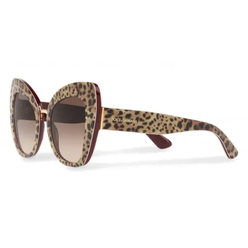 Dolce & Gabbana Eyewear Dolce & Gabbana - Butterfly Sunglasses in Acetate - Leo Stamp - Dolce & Gabbana Eyewear - Avvenice
