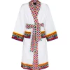 Dolce & Gabbana Dolce & Gabbana - Carretto Sciliano Printed Trim Bathrobe - Dolce & Gabbana Exclusive Luxury Collection - Avvenice^ Accessories