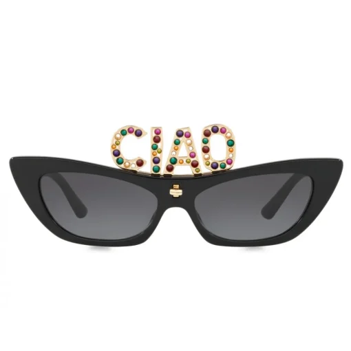 Dolce & Gabbana Eyewear Dolce & Gabbana - Cat Eye Sunglasses DG CIAO - Black - Dolce & Gabbana Eyewear - Avvenice