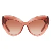 Dolce & Gabbana Eyewear Dolce & Gabbana - Cat Eye Sunglasses Stones & Logo Plaque - Pink Mirror - Dolce & Gabbana Eyewear - Avvenice^ Sunglasses & Eyewear